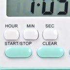 Silent Digital Timer for Study & Classroom, Multi-Purpose Countdown Clock for Students, Grilling, Baking  No Ticking Noise