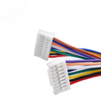 10pcs GH1.25 15/30/50/100cm Single/Double Side Terminal Crimped with Lock JSTA1257 2P-12P 1571# 28AWG Electronic Wire Cable