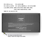 LiitoKala LiI-S12 Smart Charger 14 Slots - CE Certified Universal Charger for Li-ion/LiFePO4/Ni-MH/9V Batteries 18650, 26650, AA