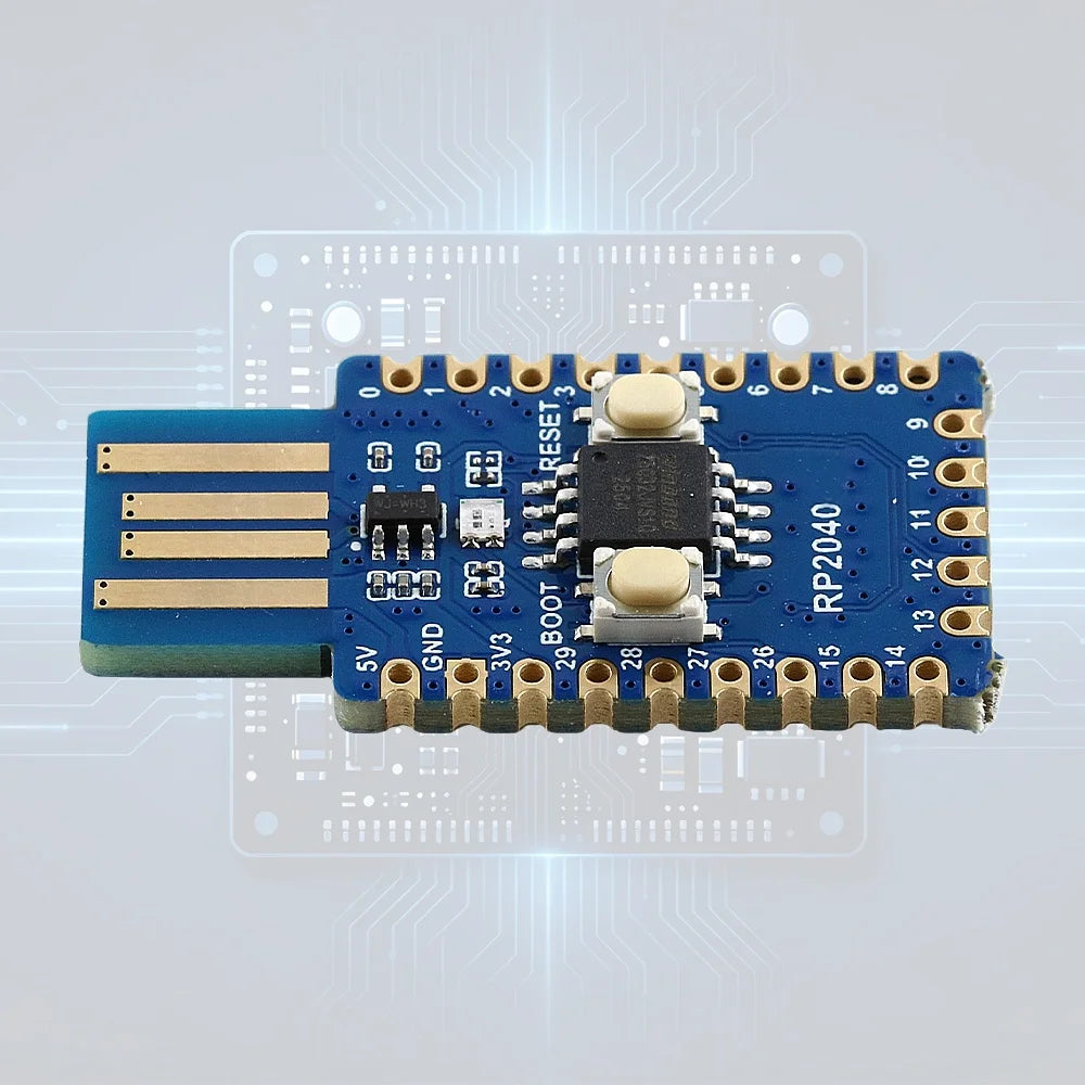RP2040 Microcontroller Development Board for Raspberry Pi RP2040-One Dual-Core Processor Python/C Mainboard USB Type-A Interface