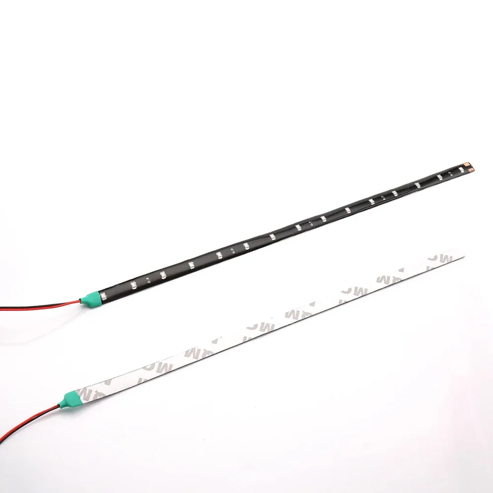 WAIIHALIGHT 30CM Car LED Strip Light Waterproof Flexible DRL Motorcycle Decor Red Green Blue White Yellow Pink Decor Lamp