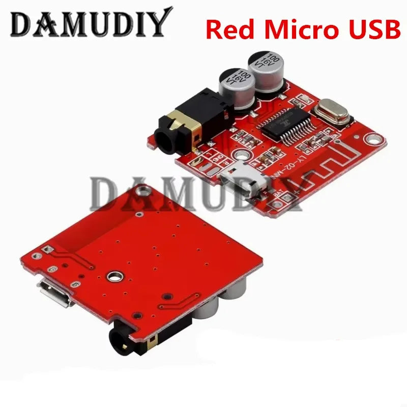 10Pcs BT Audio Receiver Board BT 5.0 MP3 Lossless Decoder Wireless Stereo Music Module 3.7-5V XY-BT-Mini TYPE-C