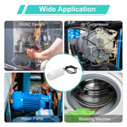 1/2Pcs CBB60 Running Capacitor 3-100uF 450V 2 Wire Electric Air Compressor Motor Run Starting Capacitor for Washing Machine