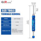 JRready Terminal Extractor Tool For HARTING/TE&AMP 4.2/6.35/2.13/CPC&Molex&Delphi Weatherpack&Amphenol RT360 Series Connectors
