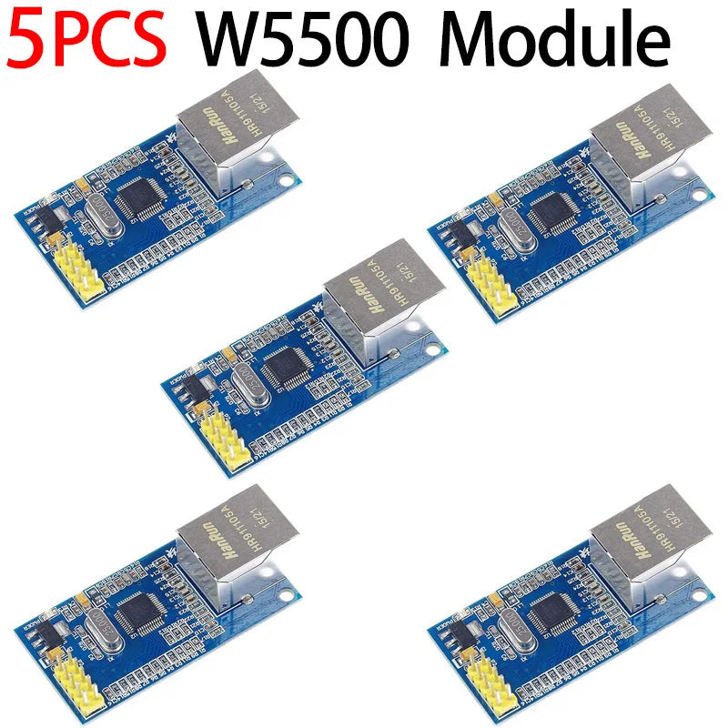W5500 Ethernet network module hardware TCP / IP 51 / STM32 microcontroller program over W5100