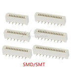 10Pcs 1.0mm FPC/FFC Connector LCD Flexible Flat Cable Socket Double Row 4/5/6/7/8/9/10/11/12/14/16/18/20/22/24/26/28/30/31 Pin