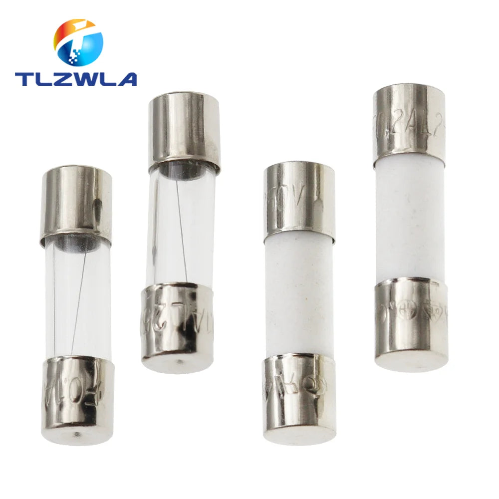 15Kinds 150PCS 5X20MM Fast-blow Glass Tube Fuses Car Ceramic Fuse Tube Assorted Kit 5*20 with Box fusiveis 0.1A-30A Household