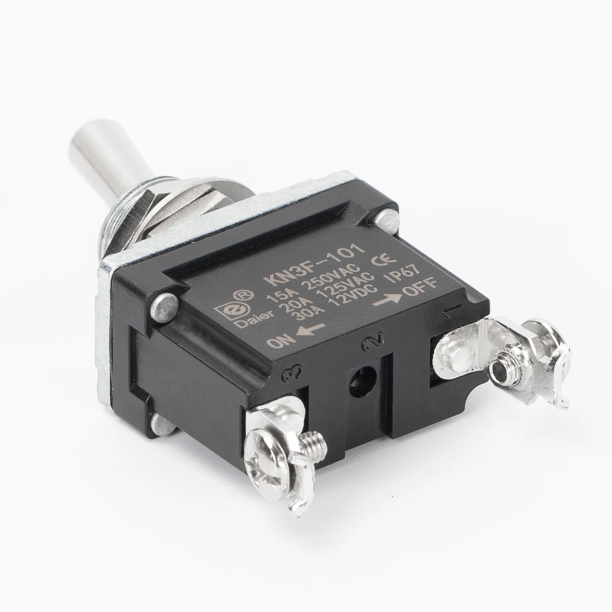 1PC IP67 Waterproof Toggle Switch 30A 12VDC SPST SPDT DPDT ON-OFF ON-ON ON-OFF-ON 2 Pin 3 Pin 6 Pin With Screw Terminal