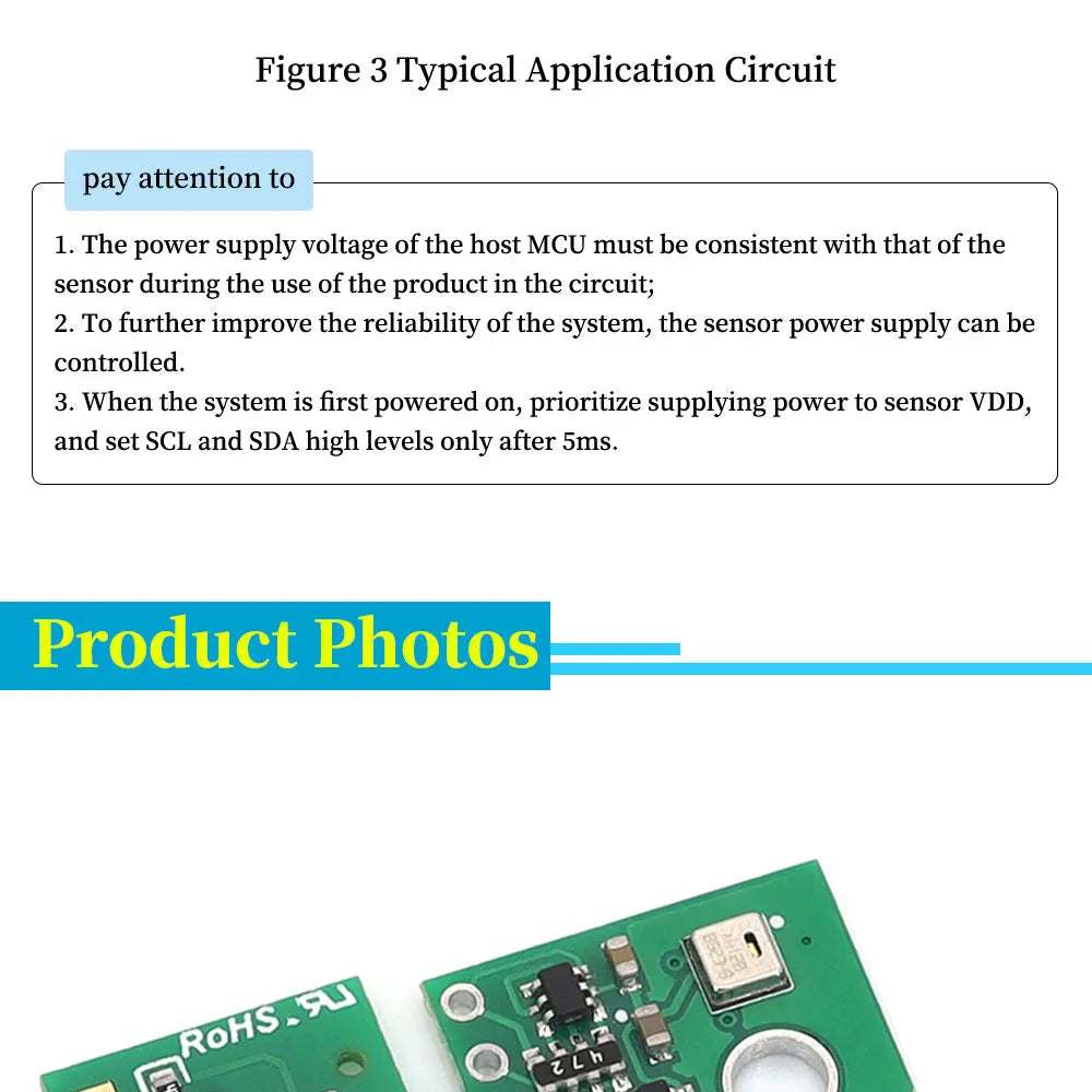 AHT10 AHT20 AHT21 High Precision Digital Temperature Humidity Sensor Measurement Module I2C Communication Replace DHT11 SHT20