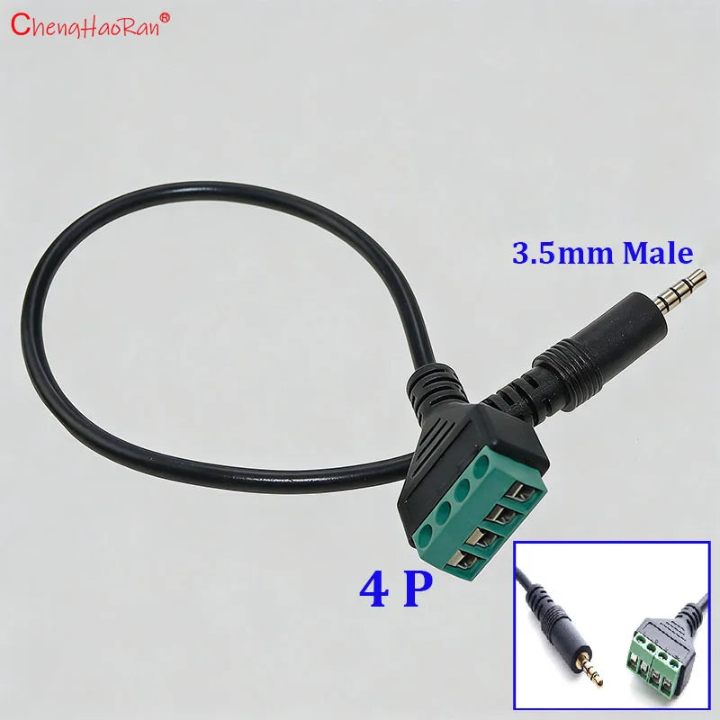 1PC USB 2.0 Female B to 5 Pin Female Bolt Screw Connector Adapter Cable Micro USB Mini USB Type-C Male with Shield Terminal Plug