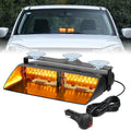 Nilight Bright LED Strobe Lights , Car Windshield Warning Flash Light with Suction Cups, Hazard Safety Lamp for Truck