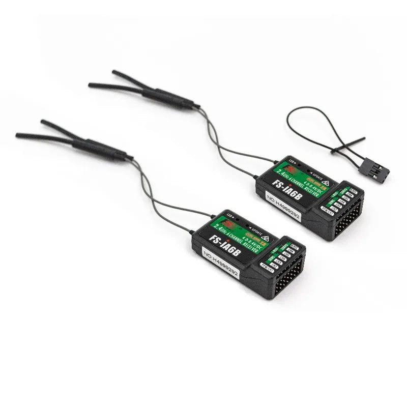 1/2/4pcs Flysky FS-IA6B IA6B 2.4G 6CH Receiver Dual Return PPM Output IBUS Function Suitable RC Fixed Wing Helicopter Glider