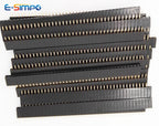 10pairs 1x40Pin Single Row Male Female 2.54mm PH3.5/5/5.7/8.5mm Brass Goldplated Reflow Rohs PCB Pin Header Jumper Socket Kit