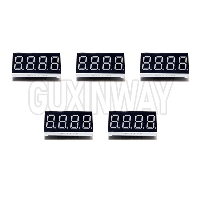 5pcs Digital tube Common AnodeCathode Red 3 4 Bit digital Tube 0.28 0.36 0.56 inch Red LED Display 7 segment