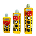Electric Crane Remote Control Push Button Emergency Stop Switch Rainproof UP Down Hoist Switch Wear-resistant Durable