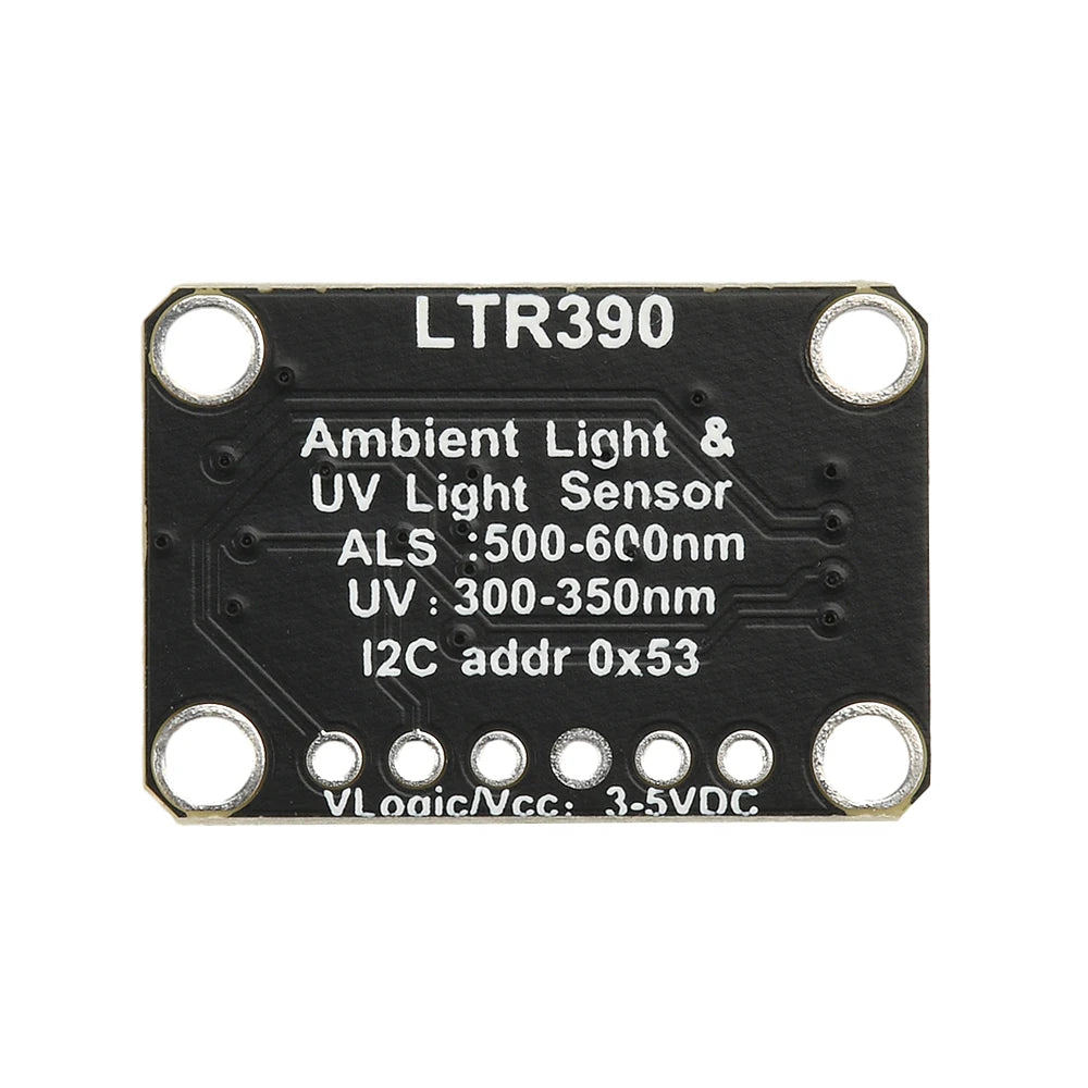 LTR390 UV Light Sensor 300nm To 350nm UV Ultraviolet Sensor Ultraviolet Ray Sensing for Light Detection Weather Experime