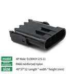 5/20Sets 2.5mm 1/2/3/4/6Pin Waterproof Electrical Connector Male Female Plug Delphi Injector Socket 12010975 For GM Motorcycle