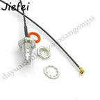 20-100PCS 15cm 20cm 30cm QMA Female External Thread Socket Partition RF Coaxial Connector to 1.13 U.FL Connection Cable