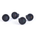 4Pcs 12V 20A Round Rocker Switch ON/Off LED Light Car Marine Boat Dot Toggle