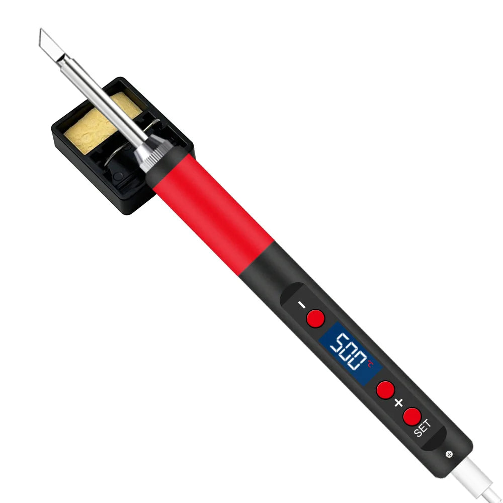 ANSIKI T65 Portable Soldering Iron 9-20V 65W 180-500° Adjustable Temperature DIY Weld Repair Tool Portable Welding Kit
