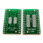10pcs SOP to DIP patch adapter board SOP8 SOT23 10 SOP16 SOP20 24 SOP28 TSSOP TQFP QFN IC test board PCB double-sided printing