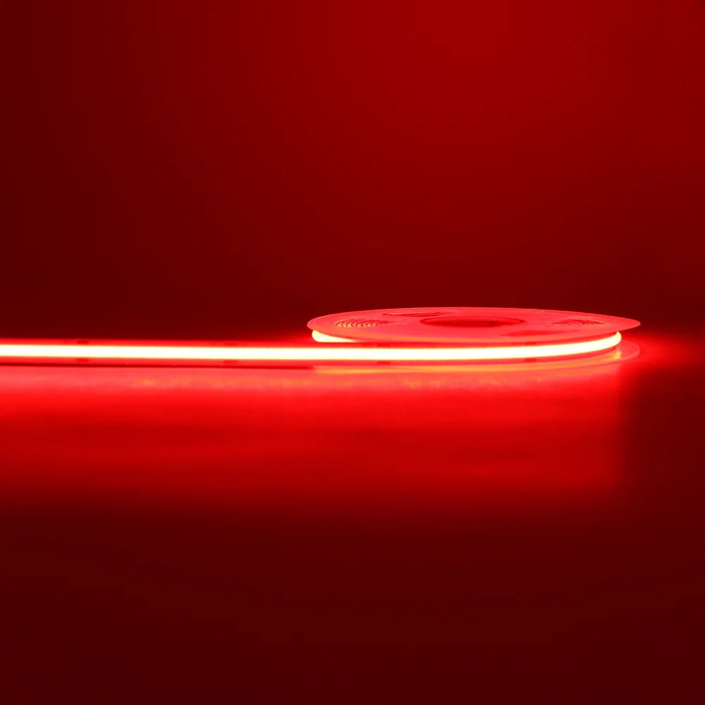 COB LED Strip Light 12V 24V 3mm 5mm 8mm 10mm PCB LED Strip Ice Blue/Green/Red/Yellow/2700K/3000K/4000K/6000K COB LED Tape Decor