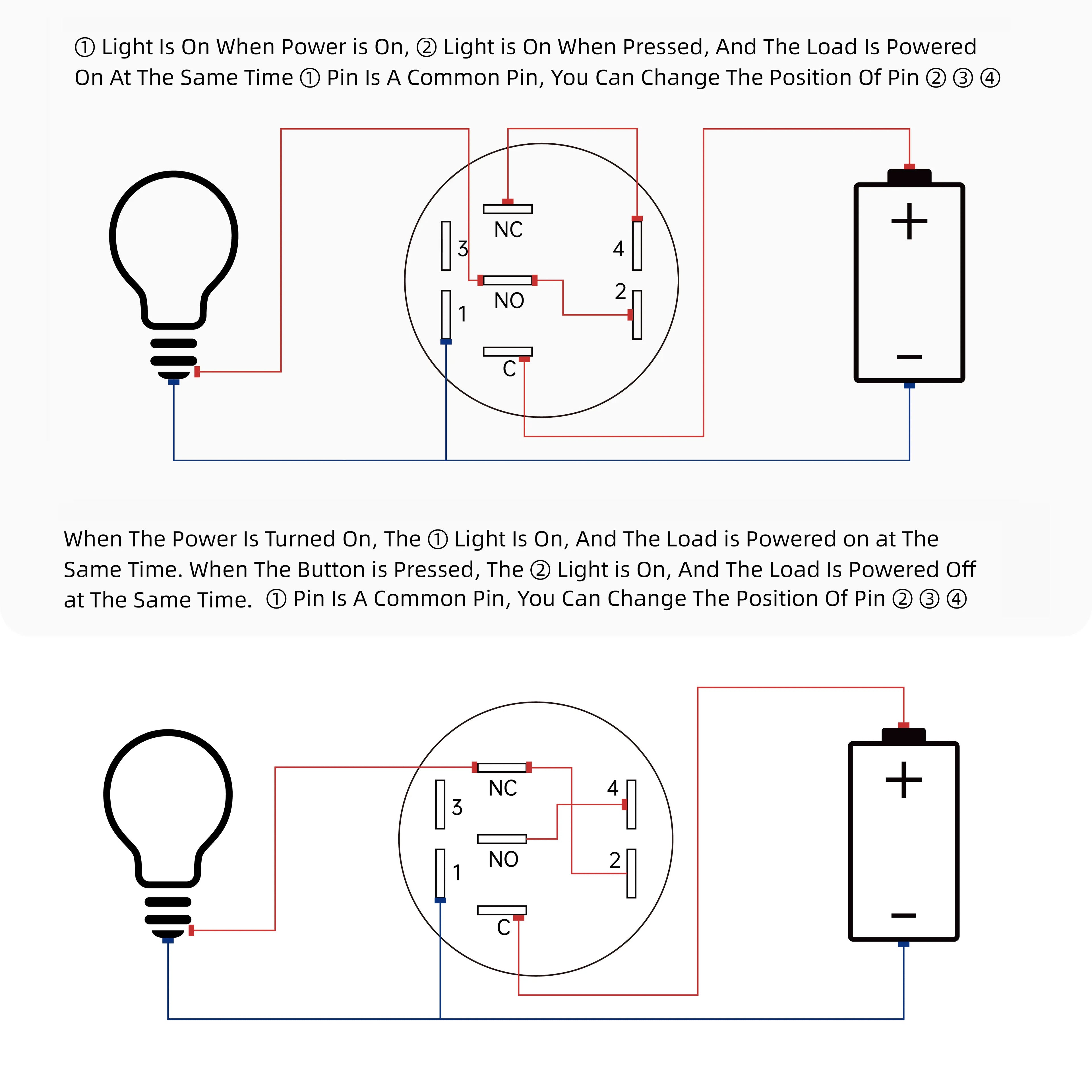 16/19/22MM Mushroom Metal Emergency Stop Push Button Switch Triple Dual Color RGB LED Light Rotary Power Switch 5V 12V 24V 220V