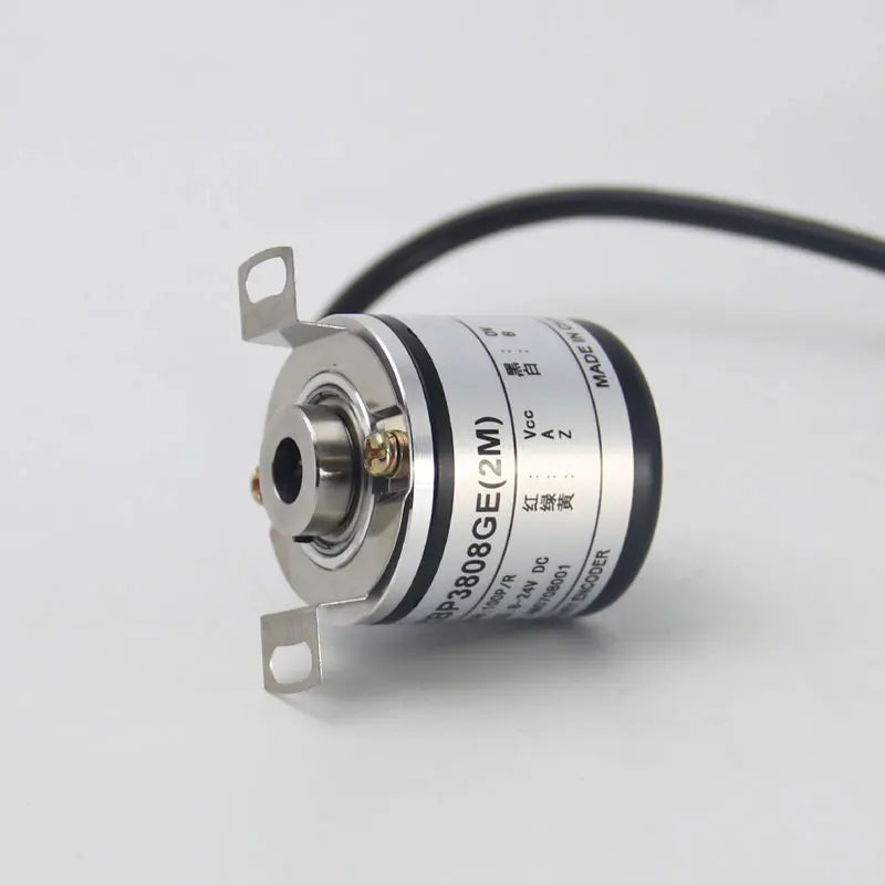 38mm Incremental Rotary Encoder 8mm Half Hollow Shaft Photoelectric Optical Switch 5-24VDC E40H8 Rotary Encoder