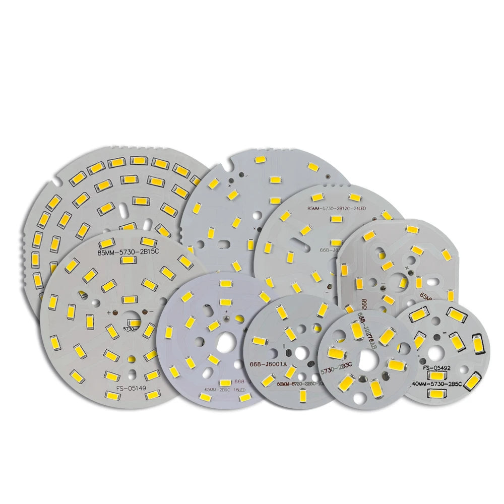 1PCS LED Light Source Round Light Panel 3W 5W 9W 15W 18W 24W 36W 50W SMD5730 DIY Light Bulb Modification Light Panel Accessories