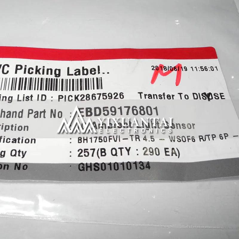10PCS/LOT    100% original     BH1750FVI-TR     BH1750FVI   BH1750   WSOF6