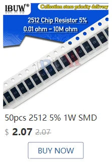 200PCS 660PCS 720PCS 4000PCS 0402 0603 0805 1206 1210 2512 SMD Resistor Kit igmopnrq Assorted Kit 10K 100K 1K 1R 100R 220R 1% 5%