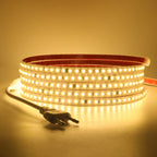 220V LED Strip 2835 120LEDs/m Waterproof 0.5M 5M 10M 20M 30M 40M Flexible Lamp Adhesive Tape White Red Green Ice Blue Pink