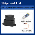 WitMotion TOF Laser Lidar Outdoor Light Resistance 5000Hz 60Klx 12m 360° Scanning