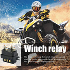 12V 500A Winch Remote Contactor 5000-7000 Lbs Winch Control Solenoid Relay Twin Wireless Remote Recovery For Car JeepsUniversal