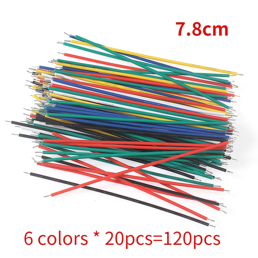 65PCS-840PCS Breadboard Jumper Wire Kit 14 Lengths Assorted for Bread Board DIY Universal 24AWG 26AWG Protoboard Cable