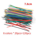 65PCS-840PCS Breadboard Jumper Wire Kit 14 Lengths Assorted for Bread Board DIY Universal 24AWG 26AWG Protoboard Cable