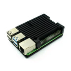 For Raspberry Pi 4 3 Model B 3B Plus Aluminum Case with Dual Cooling Fan Metal Shell Enclosure for RPI Raspberry Pi 4B 3B+ Model