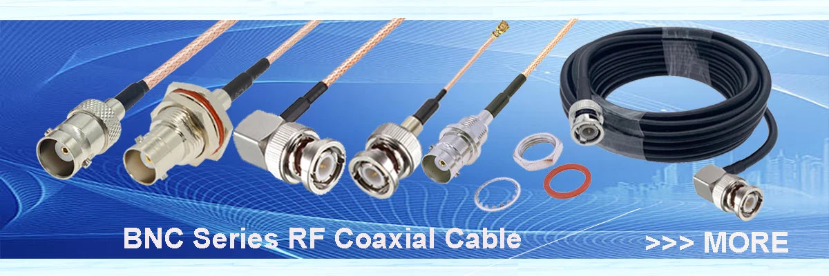 BEVOTOP BNC to BNC RG58 Cable BNC Male to BNC Male Straight / Right Angle 90° Plug RG-58 Jumper 50Ohm RF Coaxial Extension Cable
