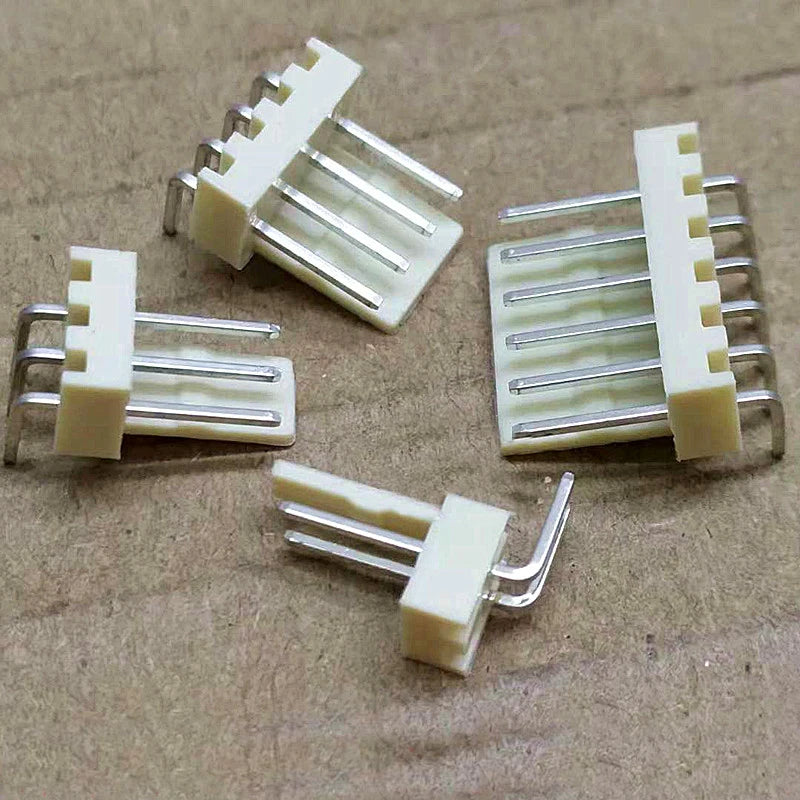 50pcs KF2510 Right Angle Pin Header 2AW 3AW 4AW 5AW 6AW 7AW 8AW 9AW 10AW 2510 2.54MM Male Wafer Connector