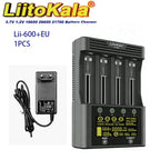 LiitoKala Lii-600 Lii-PD4 Lii-PD2 Lii-500 Lii-S8 LCD Battery Charger  For 21700 18650 18350 26650 22650 14500 NiMH