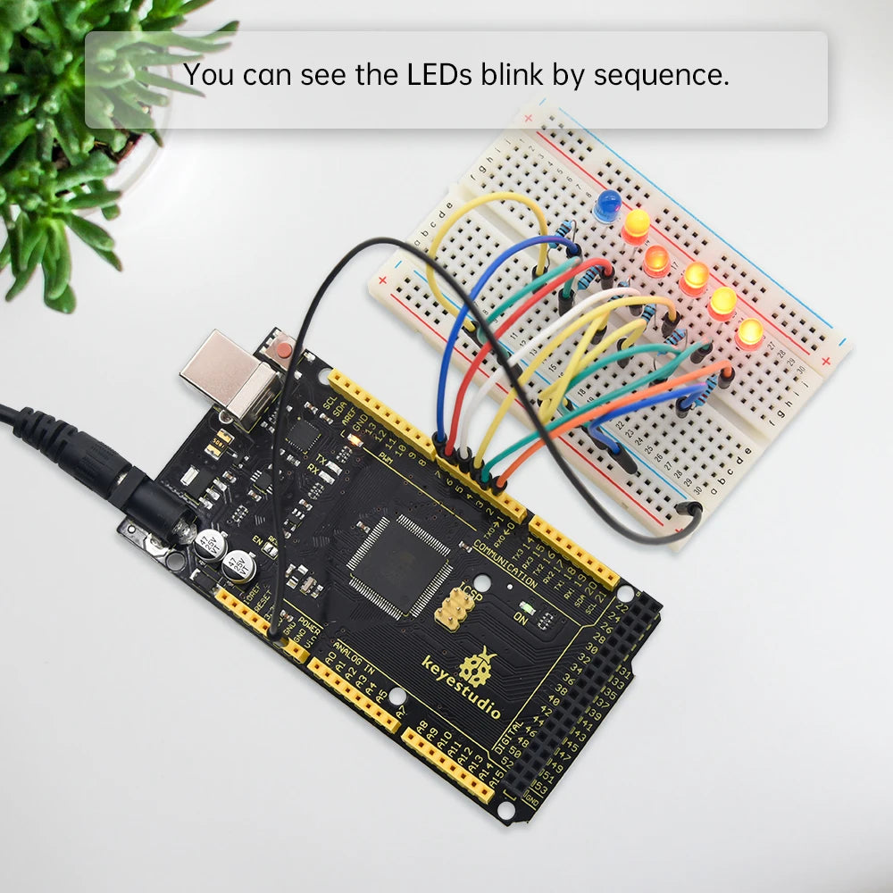 Keyestudio  2560MEGA  WiFi /Plus/ Pro / Development Board+USB Cable Compatible for Arduino MEGA2560  R3 Microcontroller Boards