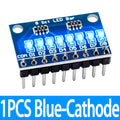 BS 3-24V 8 Bit Blue/Red Common anode/cathode LED indicator Module Breadboard kit Board for MCU ARM 3d printer for UNO MEGA2560