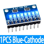 BS 3-24V 8 Bit Blue/Red Common anode/cathode LED indicator Module Breadboard kit Board for MCU ARM 3d printer for UNO MEGA2560