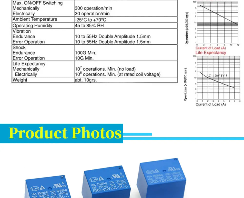 5/20/50PCS Javino Relay SRD-5VDC-SL-C SRD-12VDC-SL SRD-3VDC SRD-9V relays 4/5PINS 12V DC High Quality Javino