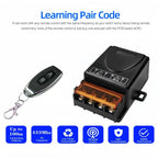 433Mhz Wireless Remote Control Switch 30A DC 12V 24V 36V 85V High Power RF Relay Receiver for Pumps Light Lamp LED 100m Range