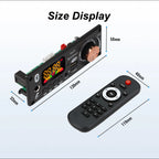 160W Amplifier Bluetooth 5.1 MP3 Decoder Board 2*80W Audio Player 12V DIY MP3 Player Car FM Radio Module TF USB Mic Record Call