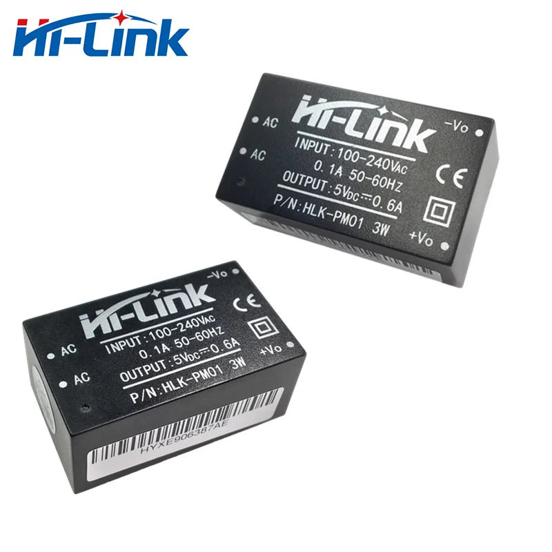Free Ship Hi-Link PM01 3W Output AC DC Converter 5V/600mA High-efficiency Isolated Switching LED Power Supply Module In Stock