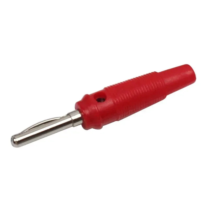 5/20Pcs 4mm Banana Plug High Current Screw Connection Stackable Connector with Insulated Shell Shrouded