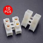 10Pcs 2P Terminal Block Plastic Wire Connector Screw Cable Connector Wire Connector Strip
