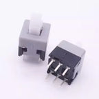 Tact Tactile Mini On Off Self-Locking Switch Push Button Momentary Latching 5.8*5.8/7*7/8*8/8.5*8.5mm DIP 6 Pin